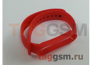 Браслет для Xiaomi Mi Band 5 / 6 (Strap AA) (красный)