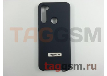 Задняя накладка для Xiaomi Redmi Note 8T (силикон, темно-синяя), ориг