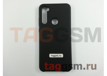 Задняя накладка для Xiaomi Redmi Note 8T (силикон, черная), ориг