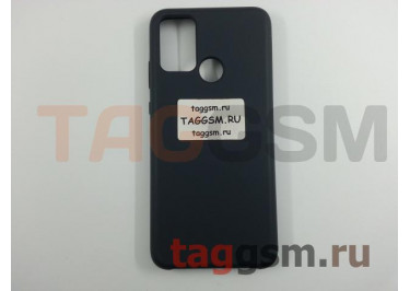Задняя накладка для Huawei Honor 9A (силикон, темно-синяя), ориг