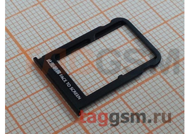 Держатель сим для Xiaomi Mi Note 3 (черный)