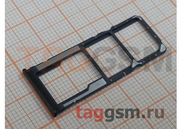 Держатель сим для Xiaomi Redmi Note 8 / Note 8T (черный)
