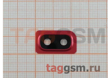 Стекло задней камеры для Samsung A105 Galaxy A10 (красный), ориг