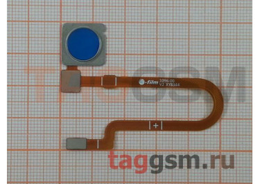 Шлейф для Xiaomi Mi 8 Lite + сканер отпечатка пальца (синий)