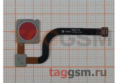 Шлейф для Xiaomi Mi 8 SE + сканер отпечатка пальца (красный)
