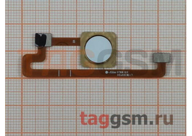 Шлейф для Xiaomi Mi Mix 2 + сканер отпечатка пальца (белый)