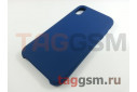 Задняя накладка для iPhone XR (силикон, темный кобальт)