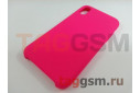 Задняя накладка для iPhone XR (силикон, ярко-розовая)