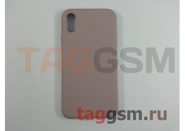 Задняя накладка для iPhone XR (силикон, лаванда)