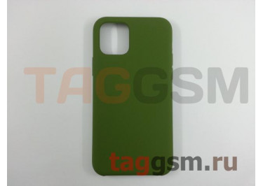 Задняя накладка для iPhone 11 Pro (силикон, оливковая)