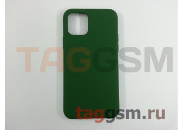Задняя накладка для iPhone 11 Pro (силикон, темно-зеленая)