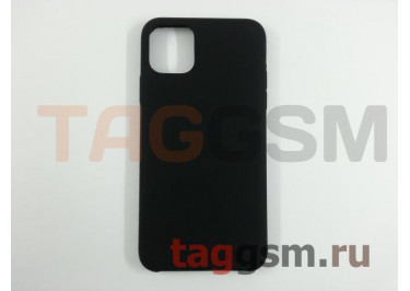 Задняя накладка для iPhone 11 Pro Max (силикон, черная)