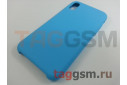 Задняя накладка для iPhone XR (силикон, голубая)