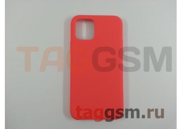 Задняя накладка для iPhone 11 Pro (силикон, скарлет)