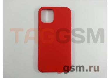 Задняя накладка для iPhone 11 Pro (силикон, красная)