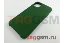 Задняя накладка для iPhone 11 (силикон, темно-зеленая)