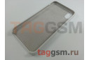 Задняя накладка для iPhone XS Max (силикон, белая)