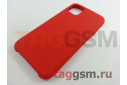 Задняя накладка для iPhone 11 (силикон, красная)