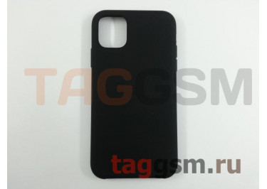Задняя накладка для iPhone 11 (силикон, черная)