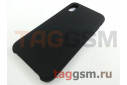 Задняя накладка для iPhone X / XS (силикон, черная)