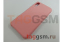 Задняя накладка для iPhone X / XS (силикон, розовая)