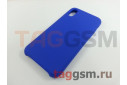 Задняя накладка для iPhone X / XS (силикон, ультрамарин)