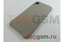 Задняя накладка для iPhone X / XS (силикон, морская галька)