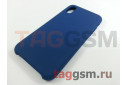 Задняя накладка для iPhone X / XS (силикон, темный кобальт)