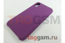 Задняя накладка для iPhone X / XS (силикон, пурпурная)