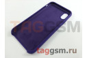 Задняя накладка для iPhone X / XS (силикон, фиолетовая)