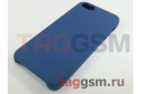 Задняя накладка для iPhone 5 / 5S / SE (силикон, синяя)