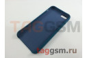 Задняя накладка для iPhone 5 / 5S / SE (силикон, синий космос)