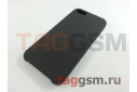 Задняя накладка для iPhone 5 / 5S / SE (силикон, угольно-серая)