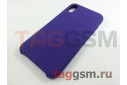 Задняя накладка для iPhone XR (силикон, фиолетовая)