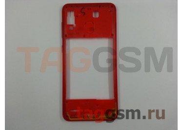 Средняя часть корпуса для Samsung SM-A205 Galaxy A20 (2019) (красный)