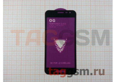 Пленка / стекло на дисплей для Samsung J2 Core (2020) (Gorilla Glass) 9D (черный) техпак