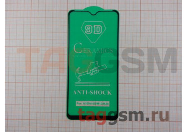 Пленка / стекло на дисплей для Samsung A10 / A10S / M10 (Gorilla Glass) 9D (черный) Ceramics, техпак
