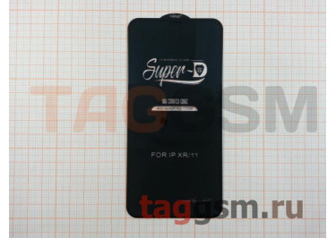 Пленка / стекло на дисплей для iPhone XR / 11 (Gorilla Glass) SUPER-D 5D (черный) Faison
