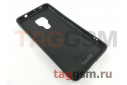 Задняя накладка для Huawei Mate 20 (силикон, под кожу, черная (Vogue)) Faison