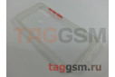 Задняя накладка для Xiaomi Redmi Note 8T (силикон, матовая, белая, красные кнопки)