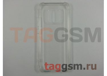 Задняя накладка для Xiaomi Redmi 10X / 10X Pro (силикон, противоударная, прозрачная) техпак