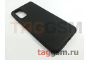 Задняя накладка для Samsung G980 Galaxy S20 (2020) (силикон, под кожу, черная (Voque)) Faison