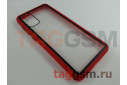 Задняя накладка для Samsung G980 Galaxy S20 (2020) (пластик, с силиконовой окантовкой, красно-черная (Imagine)) Faison