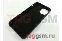 Задняя накладка для iPhone 12 mini (силикон, черная (Full TPU Case))