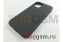 Задняя накладка для iPhone 12 mini (силикон, угольно-серая (Full TPU Case))