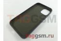 Задняя накладка для iPhone 12 mini (силикон, угольно-серая (Full TPU Case))