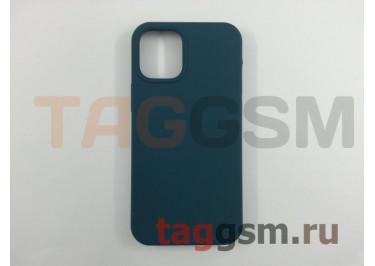 Задняя накладка для iPhone 12 mini (силикон, синий космос (Full TPU Case))