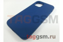 Задняя накладка для iPhone 12 / 12 Pro (силикон, синий кобальт (Full TPU Case))