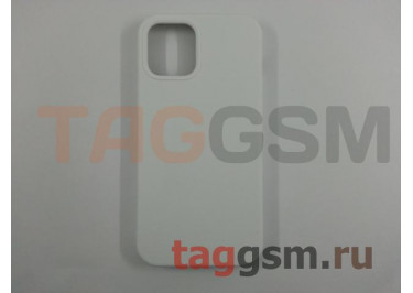 Задняя накладка для iPhone 12 / 12 Pro (силикон, белая (Full TPU Case))