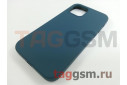 Задняя накладка для iPhone 12 / 12 Pro (силикон, синий космос (Full TPU Case))